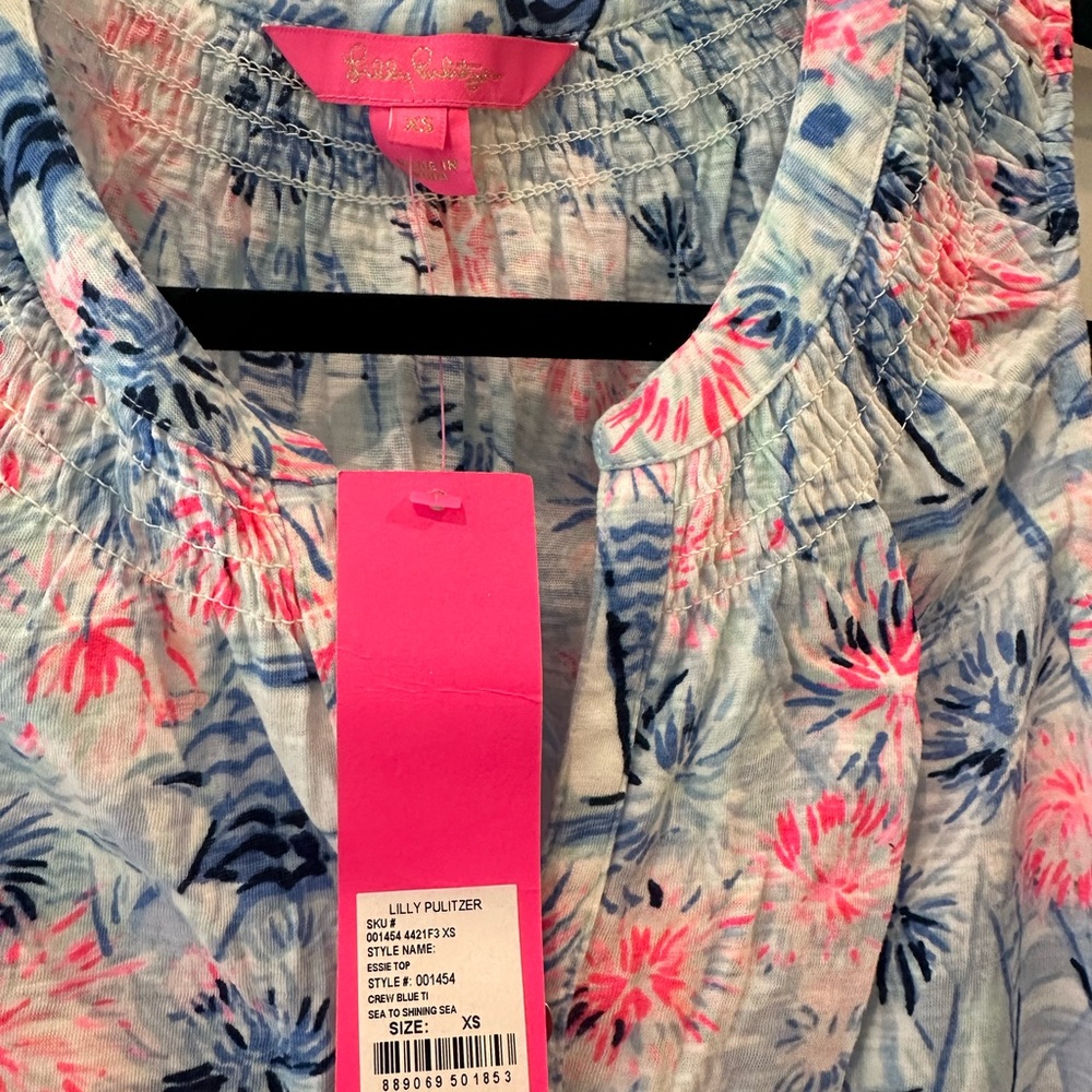 Lilly Pulitzer - Sea to Shining Sea - Sleeveless Top - Picture 3 of 3